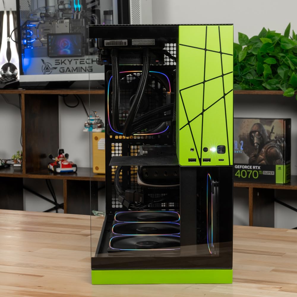 Skytech Gaming Viper Desktop PC, Ryzen 7 9800X3D 4.7 GHz (5.2 GHz), NVIDIA RTX 5080 16GB, 2TB NVMe SSD, 64GB DDR5 RAM 6000 RGB, 850W Gold ATX 3 PSU, 360mm ARGB AIO, Wi-Fi, Win 11