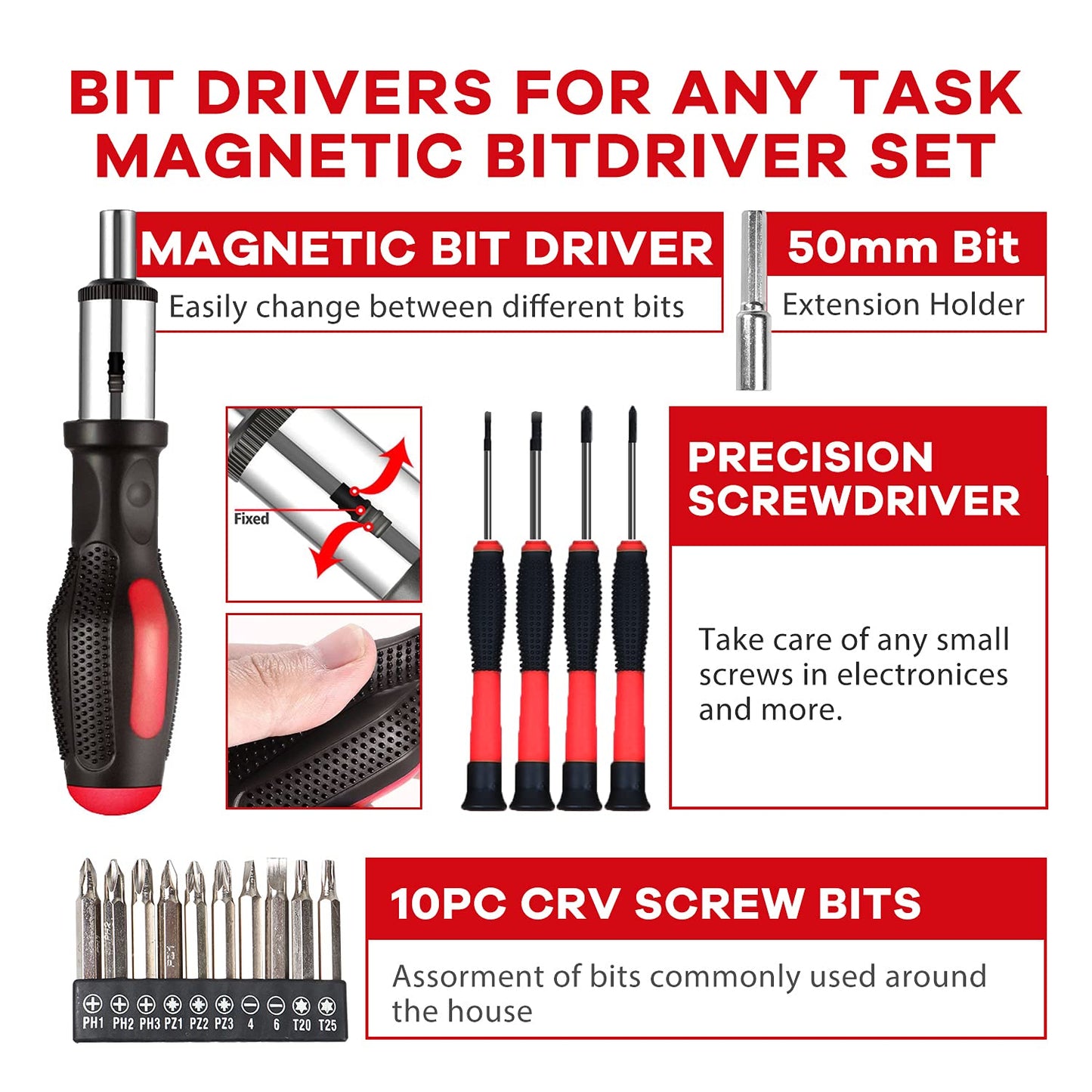 jar-owl Powerful Brushless Motor 21V Cordless Drill Set, 319 in-lb Torque, 0-1350RMP Variable Speed, 10MM 3/8'' Keyless Chuck, 25+1 Clutch, 1.5Ah Li-Ion Battery & Charger for Home Tool Kit