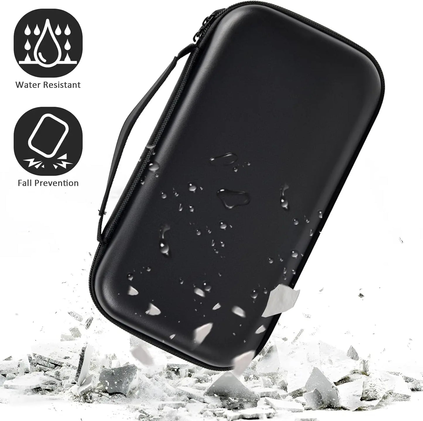 (Case Only) Wireless Microphone Case Compatible with JBL Wireless Two Microphone System, Handheld Dual Mic Travel Storage Bag
